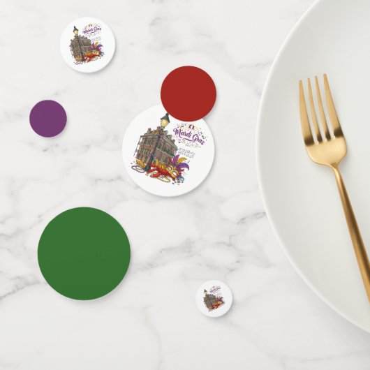 Confettis Mardi Gras (Groupe)