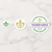 Confettis Mardi Gras | Carnaval | Mardi gras (Derrière)