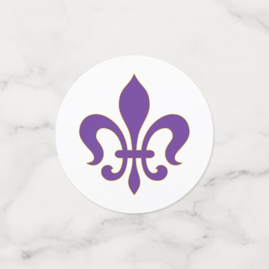 Confettis Mardi Gras | Carnaval | Mardi gras (Petit recto)