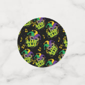 Confettis Mardi Gras festif  (Petit recto)