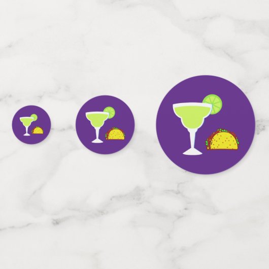 Confettis Margaritas + Tacos ! (Devant)