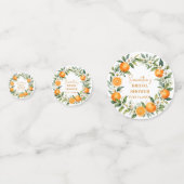 Confettis Mariage Citron Orange Main Squeeze (Devant)