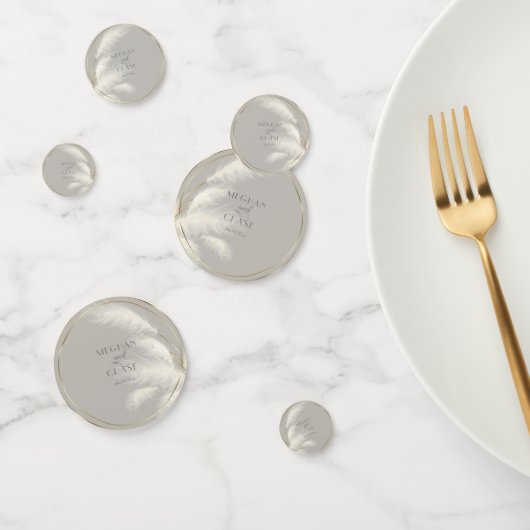 Confettis Mariage de gazon Pampas (Groupe)