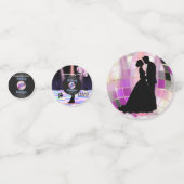 Confettis Mariage Disco personnalisable (Derrière)