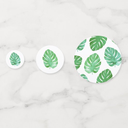 Confettis Mariage d'or d'ananas tropical (Derrière)