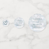 Confettis Mariage élégant flocons de neige en pays des merve (Devant)