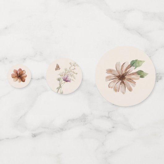 Confettis Mariage Floral (Derrière)