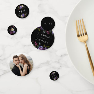 Confettis Mariage Floral Gothique et Maussade