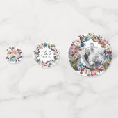 Confettis Mariage Floral Grace (Devant)