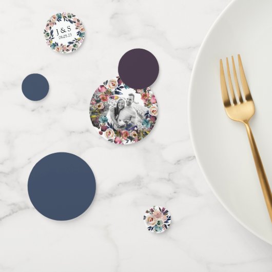 Confettis Mariage Floral Grace (Groupe)