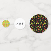 Confettis Mariage floral mexicain Fiesta Con (Derrière)