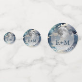 Confettis Mariage lunaire du ciel nocturne (Devant)