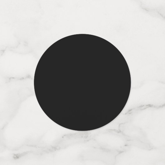 Confettis Mariage noir (Petit recto)