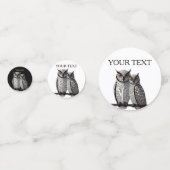 Confettis Mariage personnalisé (Derrière)