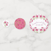 Confettis Mariage Rose Rose Clair (Derrière)