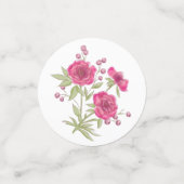 Confettis Mariage Rose Rose Clair (Petit recto)