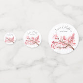 Confettis Mariages Fleur d'aquarelle de fleurs de cerisier r (Devant)