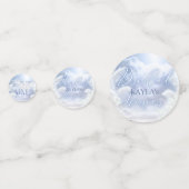 Confettis Mariée sur Cloud Nine 9 | Pampas, Nuages, Ciel Ble (Derrière)