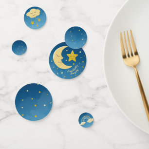 Confettis Marine Blue Gold Twinkle Little Star Table Confett