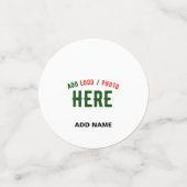 CONFETTIS MARQUE BLANCHE MODERNE ET PERSONNALISABLE VÉRIFIÉE (Petit recto)