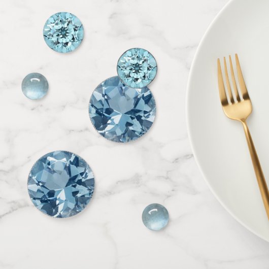 Confettis Mars Birthstone Aquamarine Table (Groupe)