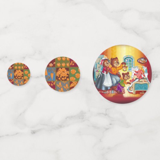 Confettis Masha et 3 ours de conte de fées (Devant)