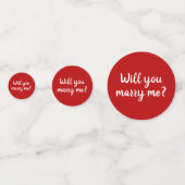 Confettis Me marierez-vous rouge proposition de script perso (Derrière)