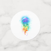 Confettis Méduse arc-en-ciel (Petit recto)