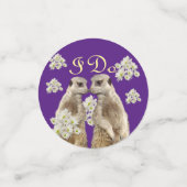Confettis Meerkat Wedding Day, (Petit recto)