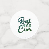 Confettis Meilleur papa jamais (Petit recto)