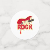 Confettis Melting Electric Rock Guitare (Petit recto)