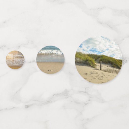 Confettis Mer, vagues et dunes - (Derrière)