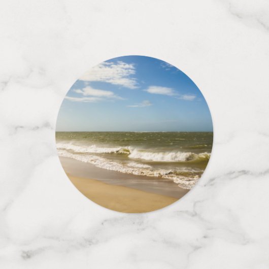 Confettis Mer, vagues et dunes - (Petit recto)