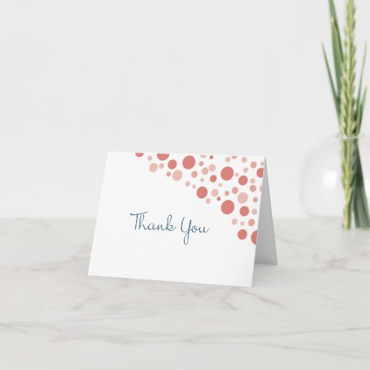 Confettis Merci Corail (Devant)