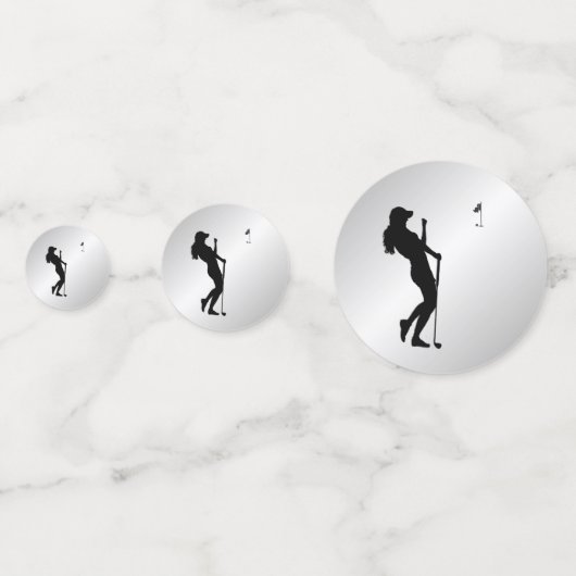 Confettis Mesdames Golfer (Devant)