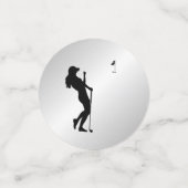 Confettis Mesdames Golfer (Petit recto)