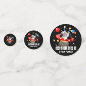 Confettis Mettez votre chat dans un vaisseau spatial Alien U (Devant)