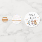 Confettis Mignons Faisons Du Bruit Animaux Africains Anniver (Devant)