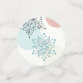 Confettis Mignons lapins lapins et fleurs Baby shower de pri (Petit recto)