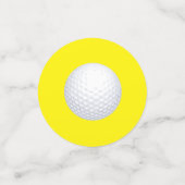 Confettis Mini Golf Balls Anniversaire Fête Enfants Bleu (Petit recto)