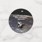 Confettis Mission historique Apollo 11 Moon 50e anniversaire (Petit recto)