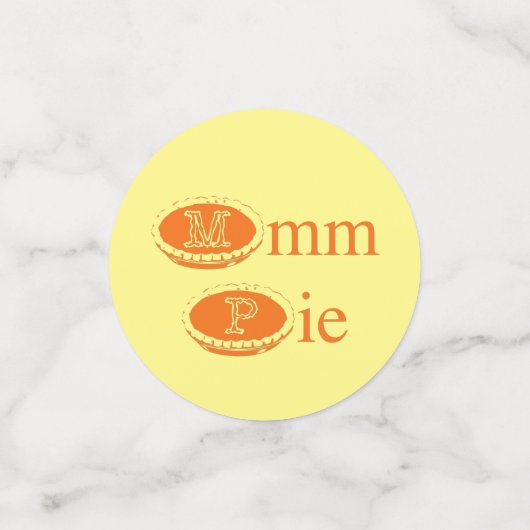 Confettis Mmmmm Pie (Thanksgiving) (Petit recto)