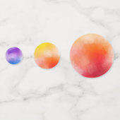 Confettis Modèle d'art Abstrait personnalisé couleur rose ro (Devant)