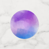 Confettis Modèle d'art Abstrait personnalisé couleur rose ro (Petit recto)