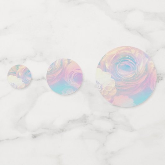 Confettis Modèle floral (Derrière)