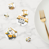 Confettis Modern Construction Simple Kid's Birthday (Groupe)