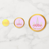 Confettis Moment magique Unicorne (Devant)