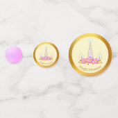 Confettis Moment magique Unicorne (Derrière)