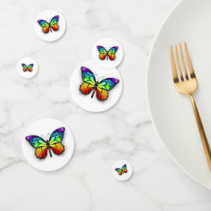 Confettis Monarque papillon arc-en-ciel