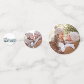 Confettis Montagne d'hiver rustique | FÊTE DES MARIÉES (Devant)